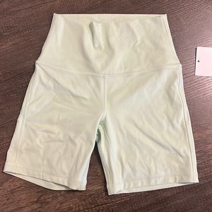 Lululemon align HR short, 6” lime green